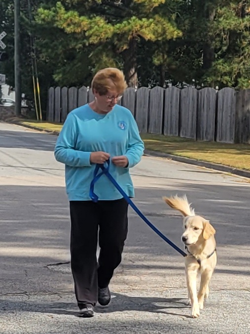 Certified dog trainer Wilson NC Tina Gay with Dalmatian